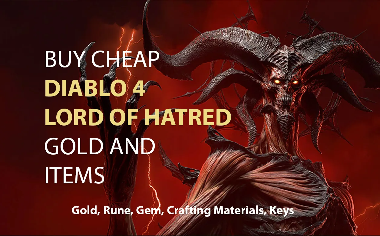 Diablo 4 Lord of Hatred Gold and Item shop